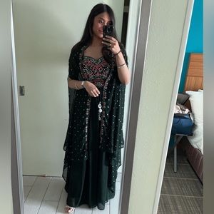 Emerald Three piece Indian Set